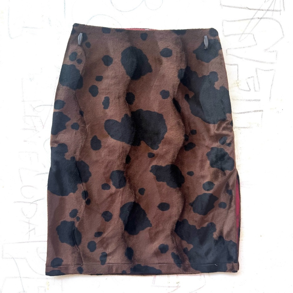 Stylish Brown and Black Women's Skirt